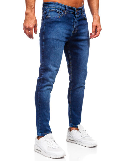 Sötétkék férfi slim fit farmernadrág Bolf 6732