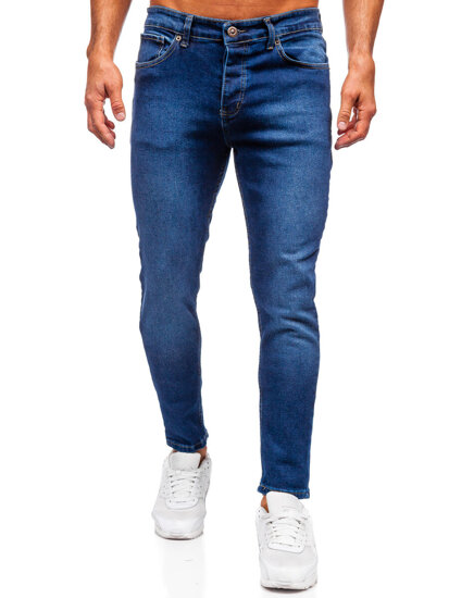 Sötétkék férfi slim fit farmernadrág Bolf 6732