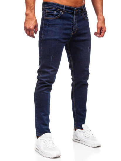 Sötétkék férfi slim fit farmernadrág Bolf 6785