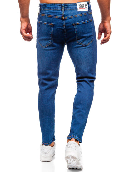 Sötétkék férfi slim fit farmernadrág Bolf 6811