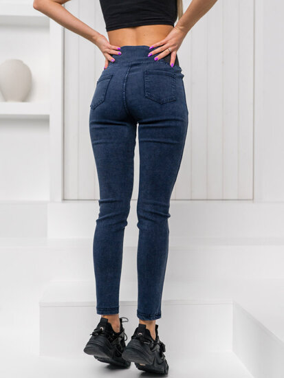 Sötétkék női farmer leggings Bolf S111