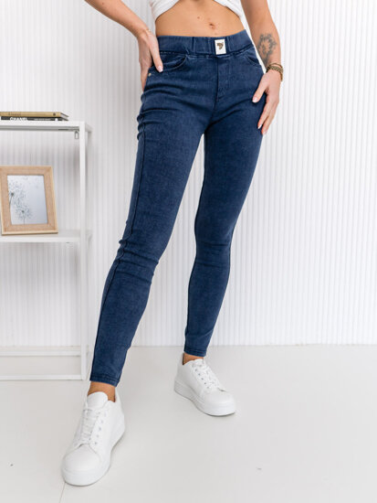 Sötétkék női farmer leggings Bolf W7260