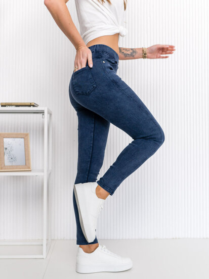 Sötétkék női farmer leggings Bolf W7260