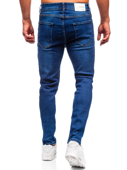 Sötétkék slim fit férfi farmer Bolf 6735