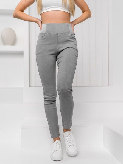 Szürke női farmer leggings Bolf S111