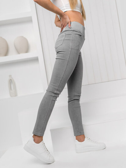 Szürke női farmer leggings Bolf S111