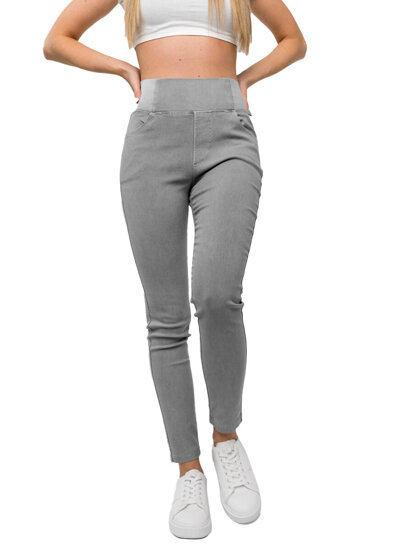 Szürke női farmer leggings Bolf S111