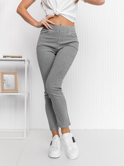 Szürke női farmer leggings Bolf S113