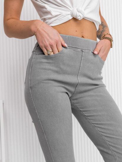 Szürke női farmer leggings Bolf S113