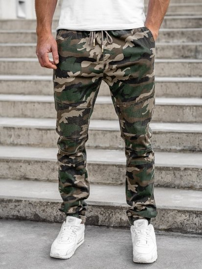 Terepmintás férfi katonai jogger nadrág khaki Bolf RB8213XT