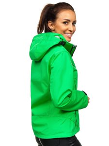 Átmeneti női softshell dzseki zöld Bolf S010