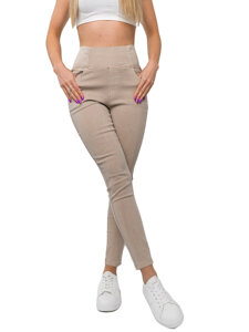 Bézs női farmer leggings Bolf S111