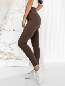 Csokoládé női leggings Bolf W5221