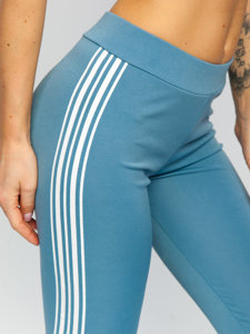 Égszínkék színű női leggings Bolf W7155