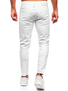 Fehér férfi slim fit farmer Bolf 5888