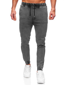 Fekete férfi farmer jogger Bolf 0026