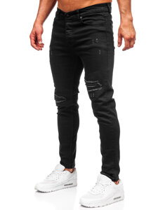 Fekete férfi farmer nadrág slim fit Bolf 6382