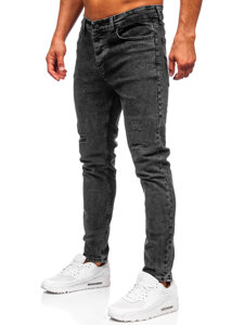 Fekete férfi farmernadrág slim fit Bolf 6499