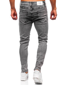 Fekete férfi farmernadrág slim fit Bolf 6512