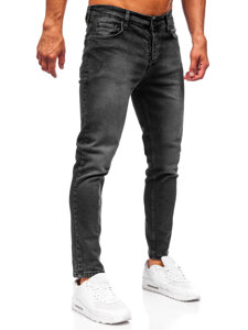 Fekete férfi farmernadrág slim fit Bolf 6523