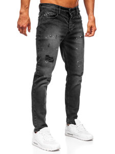 Fekete férfi farmernadrág slim fit Bolf 6533