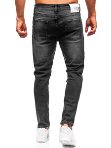 Fekete férfi farmernadrág slim fit Bolf 6533