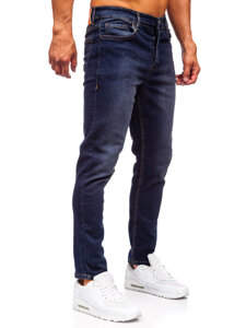 Fekete férfi farmernadrág slim fit Bolf 6576