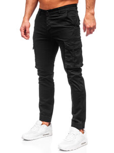 Fekete férfi oldalzsebes jogger Bolf MP0202N