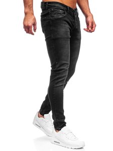 Fekete férfi skinny fit farmernadrág Bolf R923