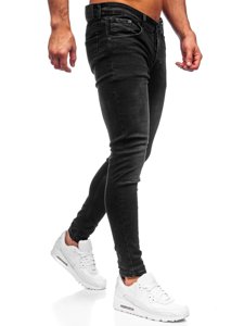 Fekete férfi skinny fit farmernadrág Bolf R924