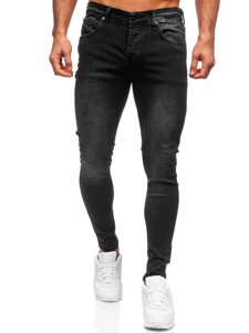 Fekete férfi skinny fit farmernadrág Bolf R924