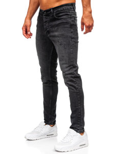 Fekete férfi slim fit farmer Bolf 6498