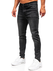 Fekete férfi slim fit farmer Bolf 6504