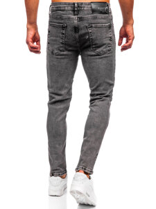 Fekete férfi slim fit farmer Bolf 6521