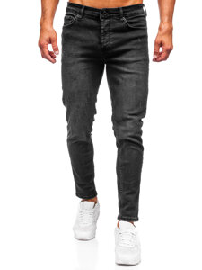 Fekete férfi slim fit farmer Bolf 6525