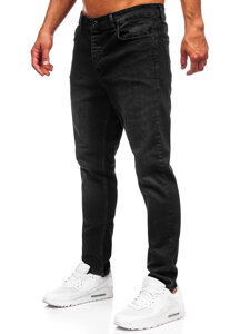 Fekete férfi slim fit farmer Bolf 6588