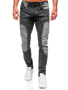 Fekete férfi slim fit farmer Bolf MP0045N