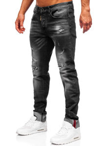 Fekete férfi slim fit farmer Bolf MP0126N