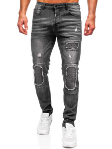 Fekete férfi slim fit farmer Bolf MP0137N