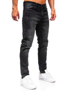 Fekete férfi slim fit farmernadrág Bolf 6504