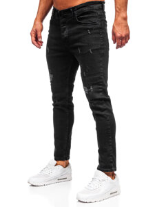 Fekete férfi slim fit farmernadrág Bolf 6853