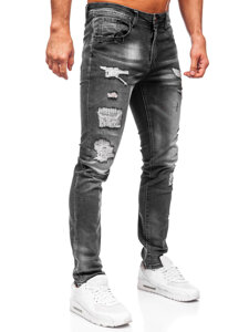 Fekete férfi slim fit farmernadrág Bolf MP0156N