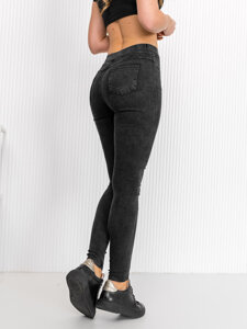 Fekete női farmer leggings Bolf W7059