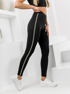 Fekete női leggings Bolf W6997A1