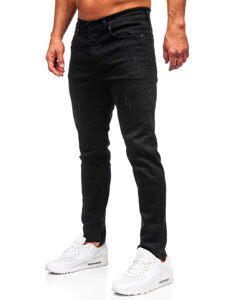 Fekete slim fit férfi farmer Bolf 6675