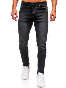 Fekete slim fit férfi farmer Bolf 6687