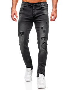 Fekete slim fit férfi farmer Bolf MP0018N