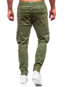 Férfi katonai jogger farmernadrág khaki színben Bolf MP0105MV