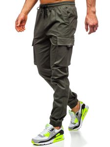 Férfi katonai jogger nadrág khaki Bolf 701