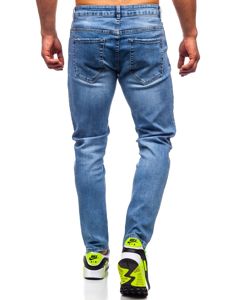 Férfi skinny fit farmernadrág gránátkék Bolf KX536